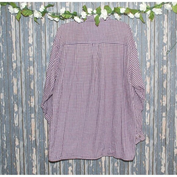 Wrangler Rugged Wear Men's 2XL Button Down Plaid Long Sleeve Outdoor Shirt - Picture 5 of 7